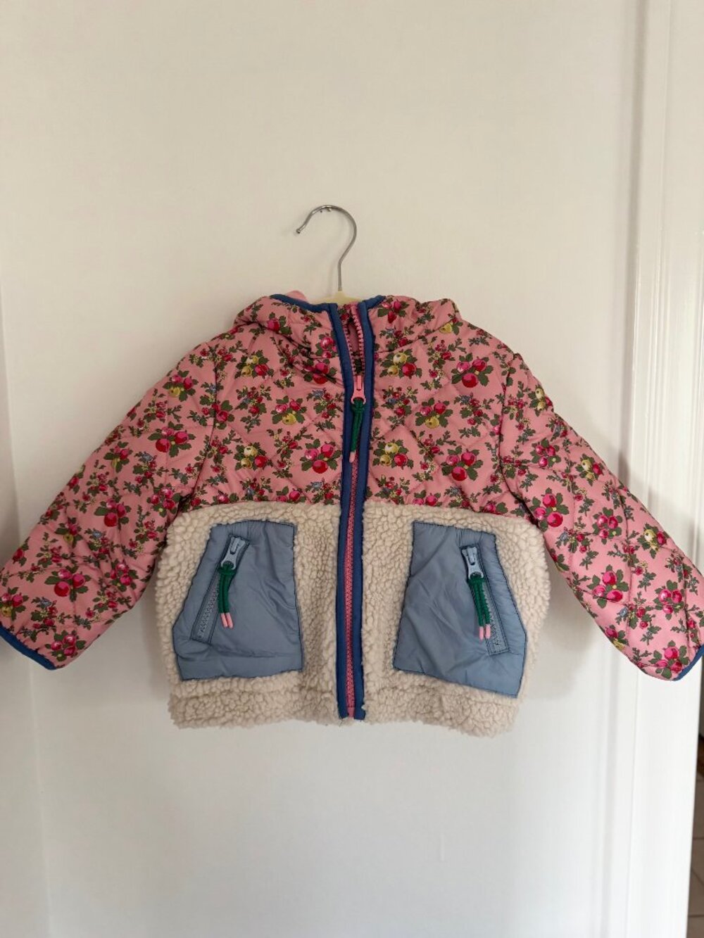 Boden Girls' Borg Mix Jacket